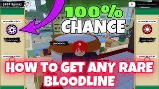 [CODE] *BEST METHOD* HOW TO GET RARE BLOODLINES! FREE UPDATE CODES Shindo Life RellGames Roblox