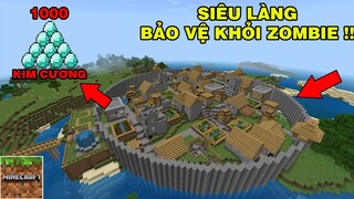 Mình Đã Khám Phá Thành Công | Ngôi Làng Bảo Vệ Khỏi Đại Dịch Zombie | TRONG MINECRAFT PE..!!