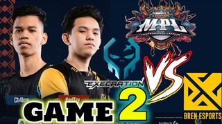 BREN ESPORTS VS EXECRATION🔴🔥 [Game 2] | MPL-PH Season 6 Regular Season Week 3 Day3|MLBB