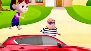 Chú cảnh sát ơi, một tên trộm đã lái xe của chúng tôi đi mất