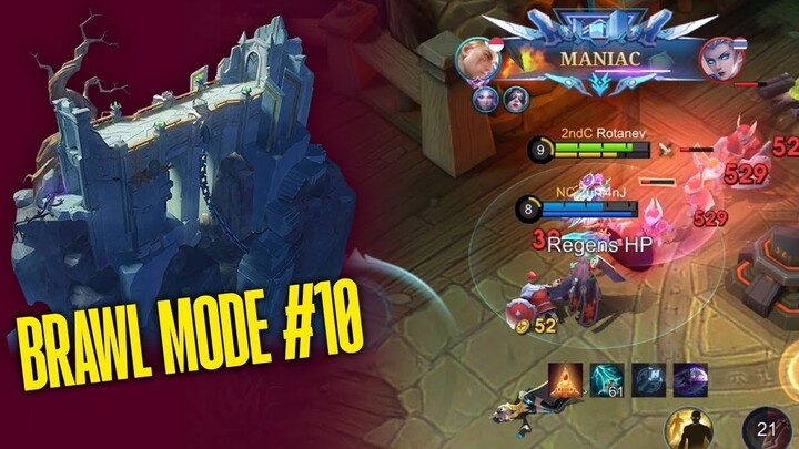 #10 Brawl Mode: NOLAN Balapan Kill Sama GUSION!! | Mobile Legends: Bang Bang!!