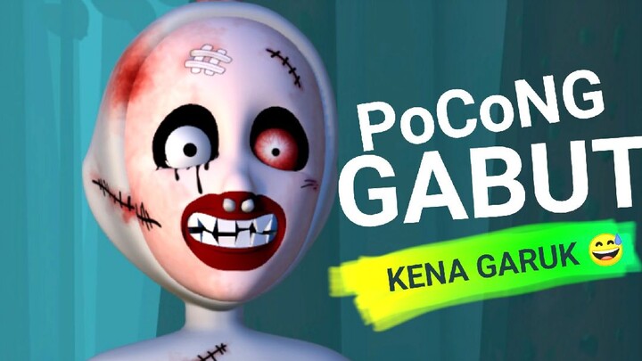 Pocong Gabut Kena Garuk 🤭