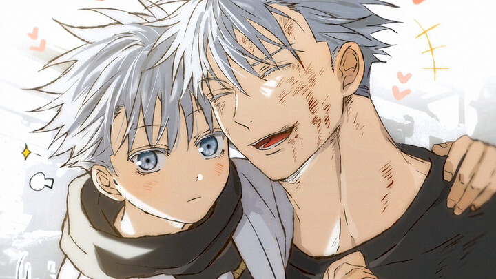 Outrageous, Gojo Satoru's infant form and adult form are resurrected together