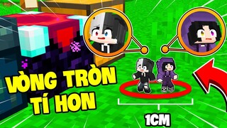 Nếu Ruby Và Siro Bị MẮC KẸT Trong " VÒNG TRÒN TÍ HON 1CM " Siêu Nhỏ Trong Minecraft ?
