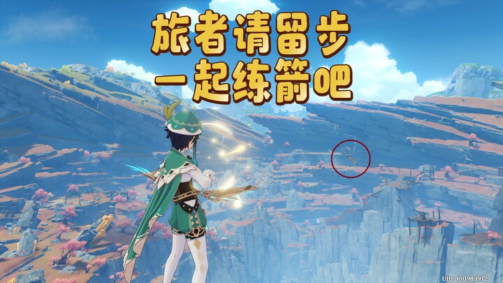 旅者，一起练箭吗？