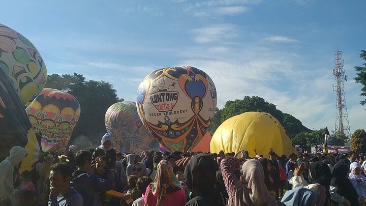 Festival balon udara Wonosobo