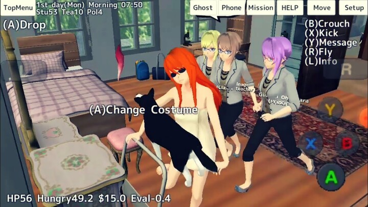 School Girls Simulator - Broken Bones