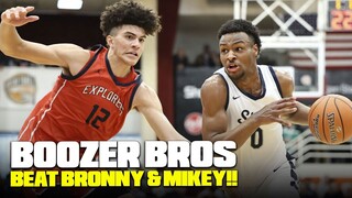 The Boozer Bros BEAT Bronny James & Mikey Williams in the SAME WEEKEND