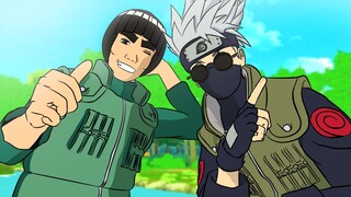 Kakashi & Might Guy Rivalry! (Naruto VR)