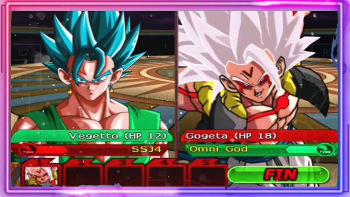 VEGETTO SSJ BLUE VS GOGETA OMNI GOD - DB MOD ANDROID GAMEPLAY