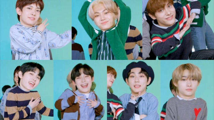 【ENHYPEN】All members perform a relay dance version of "10 months" as adorable big-headed kids—click 