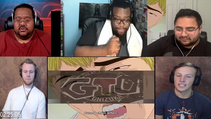 GREAT TEACHER ONIZUKA EPISODE 23 REACTION MASHUP - GTO