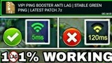 VIP! SCRIPT PING BOOSTER ANTI LAG | STABLE GREEN PING | LATEST PATCH | MOBILE LEGENDS 2020