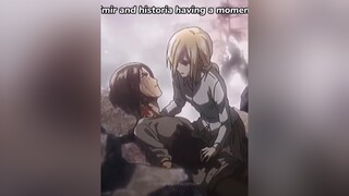 Hange is a shipper. 😌❤️ ymir ymirxhistoria fyp AttackOnTitan hangezoe fyyyyyyyyyy fyppppppp snk his