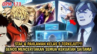 TERUNGKAP SUDAH! ASOSIASI PAHLAWAN TAHU SAITAMA MENGALAHKAN GAROU COSMIC DARI GENOS | MANGA OPM 173