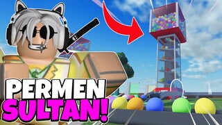 WAH! AKU BANGUN PABRIK PERMEN KARET TERBESAR! | Roblox Gumball Factory Tycoon