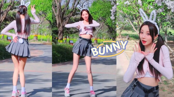 [Zheng Yawen] bunny dances to the energetic electric motor bunny~