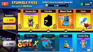 February stumble pass Stumble guys x Mr Beast | Free skins, New special emote update 0.64 Trailer