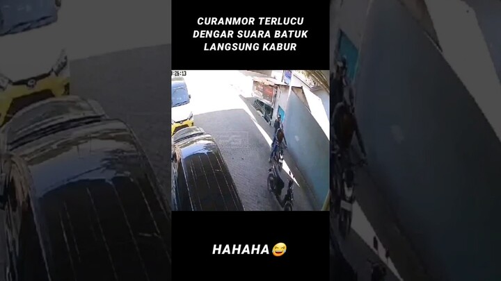 CURANMOR PALING LUCU DENGAR SUARA BATUK LANGSUNG KABUR