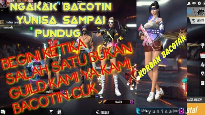 NGAKAK CUK !! KETIKA KAWAN PINDAH KE GUILD LAIN YA AUTO KAMI BACOTIN CUK - GARENA FREE FIRE