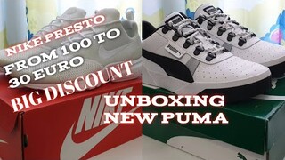 UNBOXING NIKE  AIR PRESTO PURE WHITE/ NEW PUMA SHOES