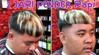 potongan rambut 2 jari pendek, cocok untuk anak sekolah