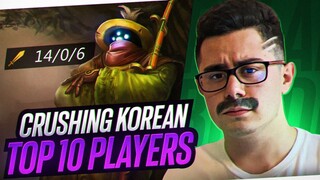 ABSOLUTELY DESTROYING TOP RANKED KOREAN PLAYERS