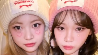 萌翻！【洪恩採+金采源】双可爱怼脸Blink！