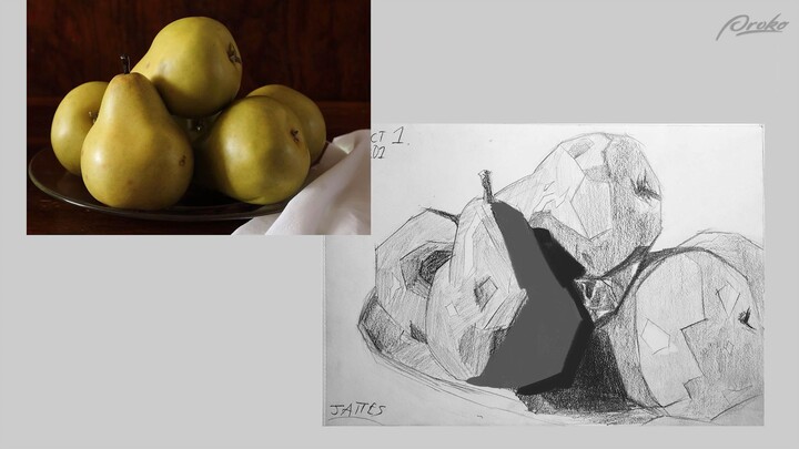 Critique simplify portrait from observation - 11