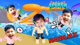 [Roblox] สวนน้ำสุดฮา ขำมาก|water park splash world|โฟกี้กะป๊อป
