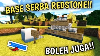 BASE INI BEDA DARI YANG LAEN!! UNIK DAN SERBA REDSTONE!! - Map Showcase Minecraft #56