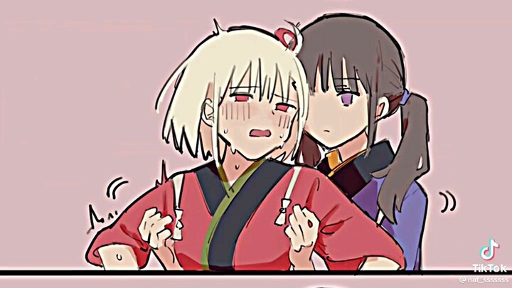 จิซาโตะ×ทาคินะ ดูแล้วเขินสำหรับสายยูริโดยเฉพาะ🤤🌚