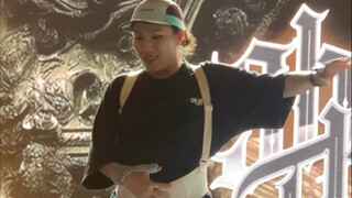 庆祝熬到足月，带小棉袄体验她的第一个比赛，带着一个大西瓜，就一个字，喘。#带球比赛#孕晚倒计时