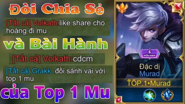 TOP.1 Murad Gặp Thanh Niên Thích Gáy và Bài Hành Cho Volkath Là Gì - Liên Quân Mobile