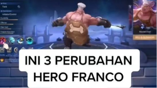 INI PERUBAHAN HERO BANE FRANCO AKAI DI MOBILE LEGENDS #mlbb #mobilelegends