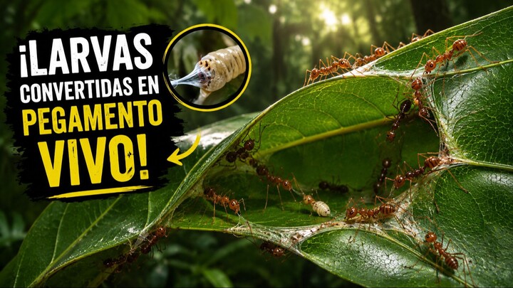 😱🐜 Hormigas tejedoras: arquitectas del bosque 🤯🌿