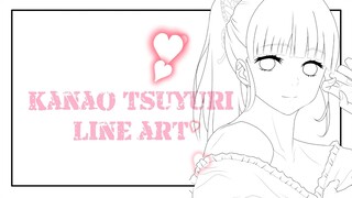 Kanao Tsuyuri line art 🦋