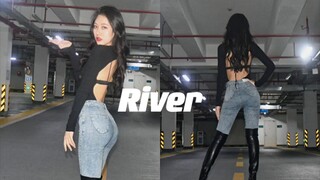 Dance cover Bishop Briggs - "River" di tempat parkit mobil