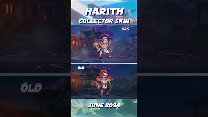 OLD vs NEW | HARITH JUNE COLLECTOR #fypシ #upcomingskin #mobilelegends #whatsnext #mlbb #newskinml