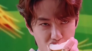 王一博#真实不做作 超喜欢看他吃东西了