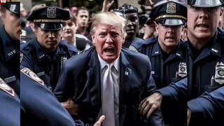 Trump's arrest AI footage! Pretty cool!