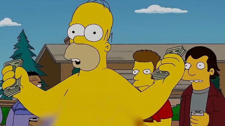 The Simpsons: Bart discovers a surveillance blind spot and sets up a fun zone in his backyard