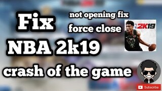 Fix NBA 2k19 v 51.0.1 crashing of game