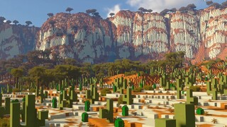 [Minecraft] เมื่อภูมิประเทศ MC ตรงกับคุณภาพระดับ 4K! งานฉลองความสำเร็จทางภูมิประเทศเป็นเวลาห้าปี! ——