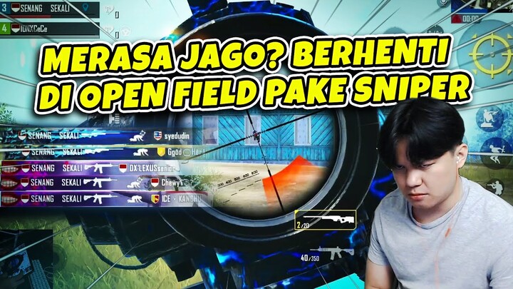 Merasa Jago? Last Circle Open Field Pake Sniper | PUBG Mobile