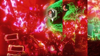 Calamity Ganon VS Malice Monsters - Hyrule Warriors: Age of Calamity