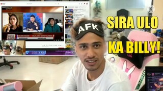 DOGIE REACTION NA TULFO SI ZAPNU! (Siraulo ka BILLY!!)