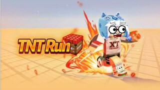 MEOWPEO THỬ THÁCH TOP 1 TNT RUN SIÊU KHÓ TRONG MINI GAME BLOCKMAN GO VÀ CÁI KẾT BẤT NGỜ