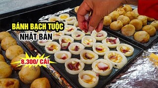 ĐỘC LẠ BÁNH BẠCH TUỘC NHẬT BẢN HÈ PHỐ CỔ #HANOIFOOD