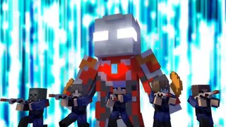 Tôi đã sử dụng Minecraft để khôi phục cảnh mở đầu của Ultraman Nexus